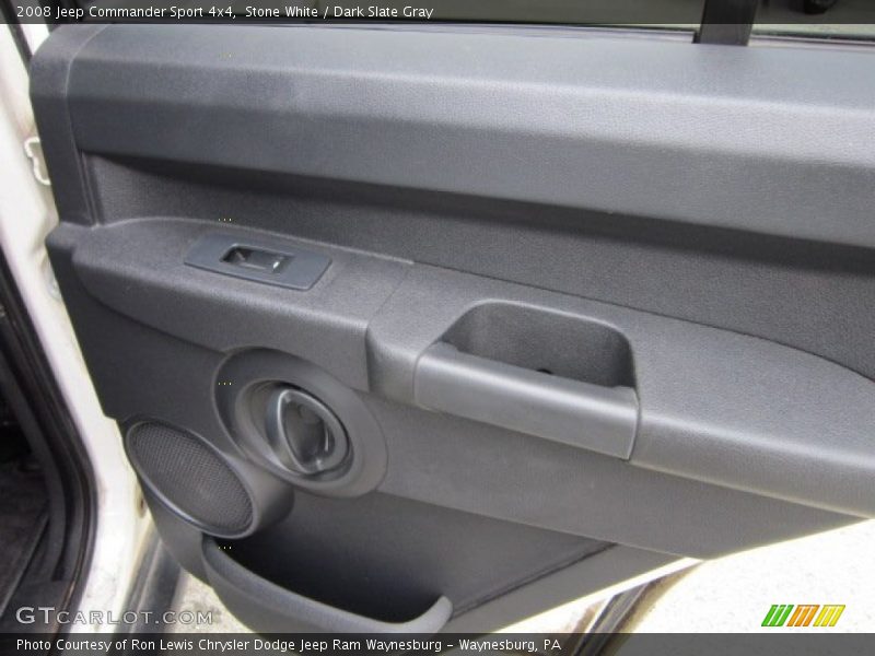 Stone White / Dark Slate Gray 2008 Jeep Commander Sport 4x4
