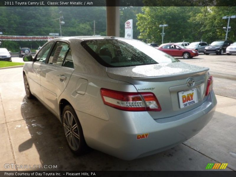 Classic Silver Metallic / Ash 2011 Toyota Camry LE