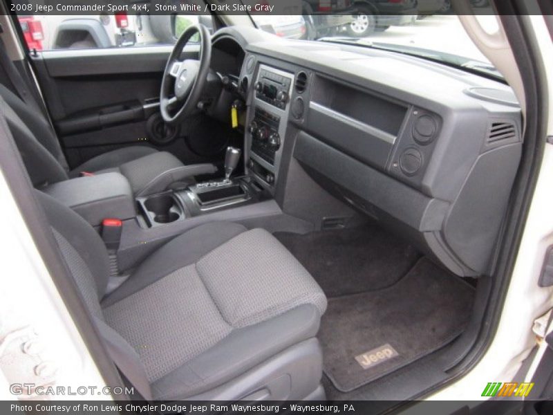Stone White / Dark Slate Gray 2008 Jeep Commander Sport 4x4