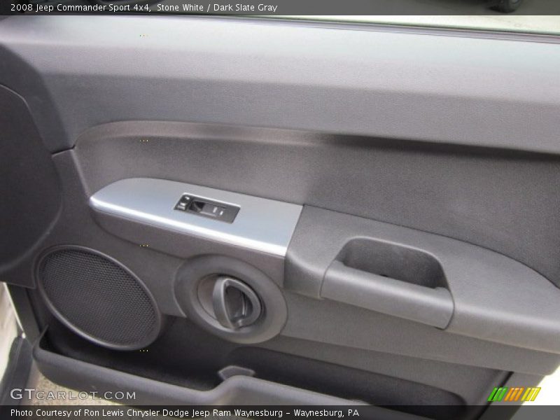 Stone White / Dark Slate Gray 2008 Jeep Commander Sport 4x4