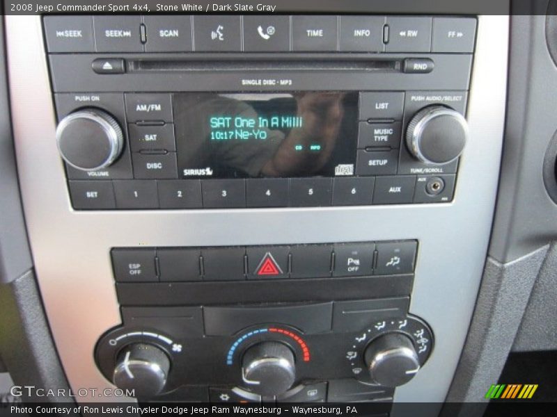 Stone White / Dark Slate Gray 2008 Jeep Commander Sport 4x4