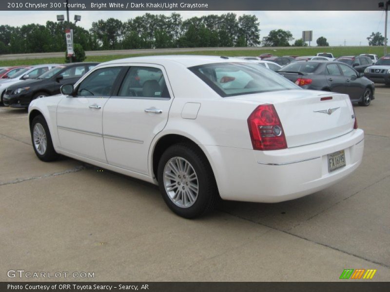 Bright White / Dark Khaki/Light Graystone 2010 Chrysler 300 Touring