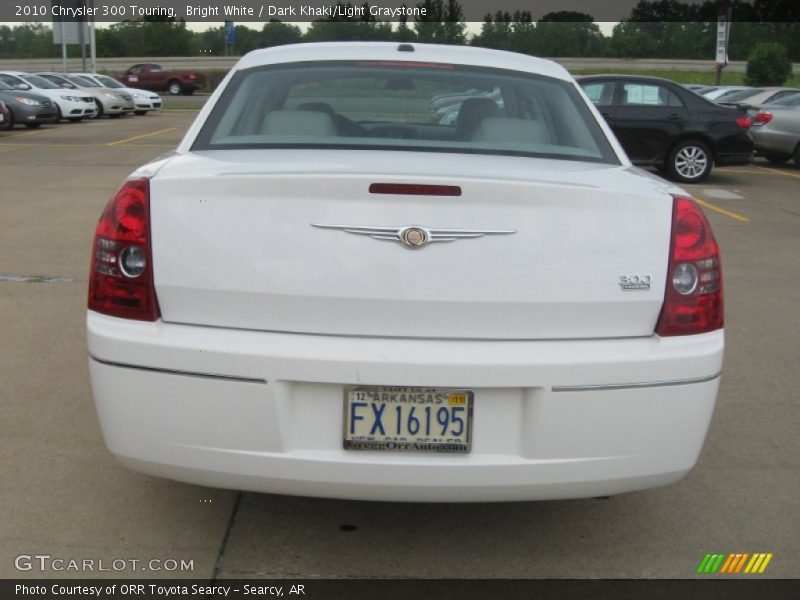Bright White / Dark Khaki/Light Graystone 2010 Chrysler 300 Touring