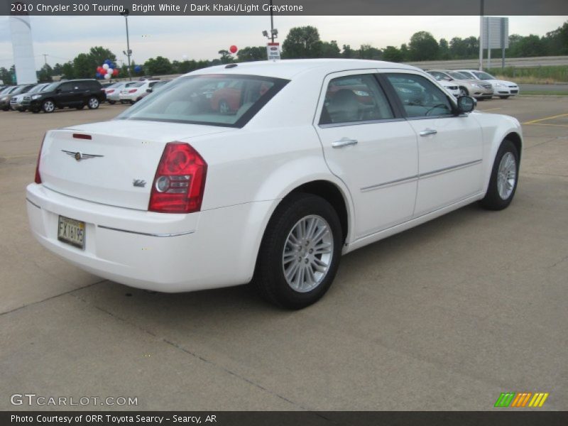 Bright White / Dark Khaki/Light Graystone 2010 Chrysler 300 Touring
