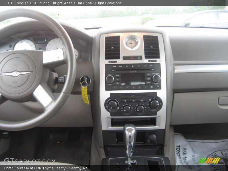 Bright White / Dark Khaki/Light Graystone 2010 Chrysler 300 Touring