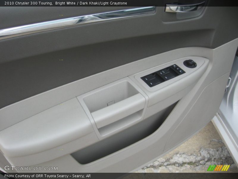 Bright White / Dark Khaki/Light Graystone 2010 Chrysler 300 Touring
