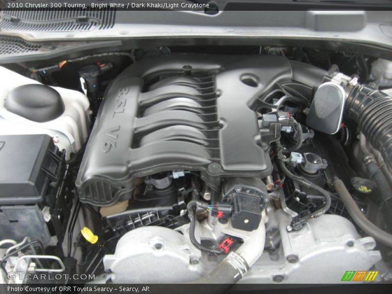 Bright White / Dark Khaki/Light Graystone 2010 Chrysler 300 Touring