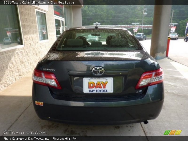 Magnetic Gray Metallic / Ash 2011 Toyota Camry LE