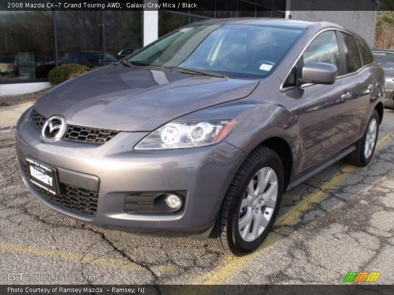 Galaxy Gray Mica / Black 2008 Mazda CX-7 Grand Touring AWD