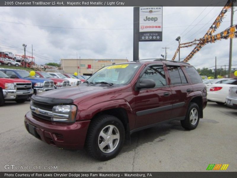 Majestic Red Metallic / Light Gray 2005 Chevrolet TrailBlazer LS 4x4