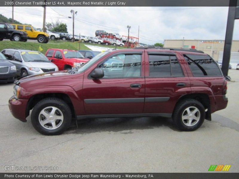 Majestic Red Metallic / Light Gray 2005 Chevrolet TrailBlazer LS 4x4