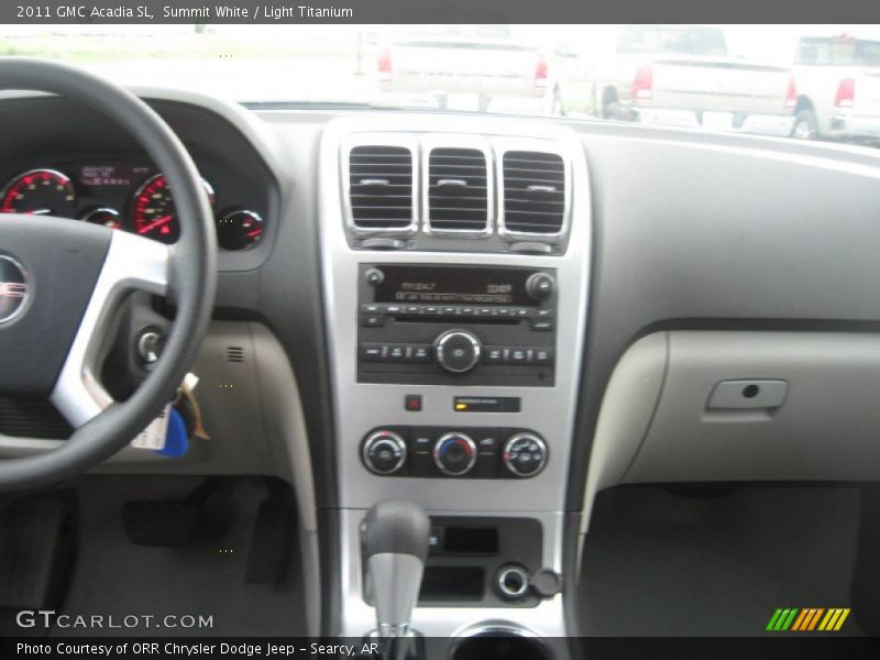Summit White / Light Titanium 2011 GMC Acadia SL
