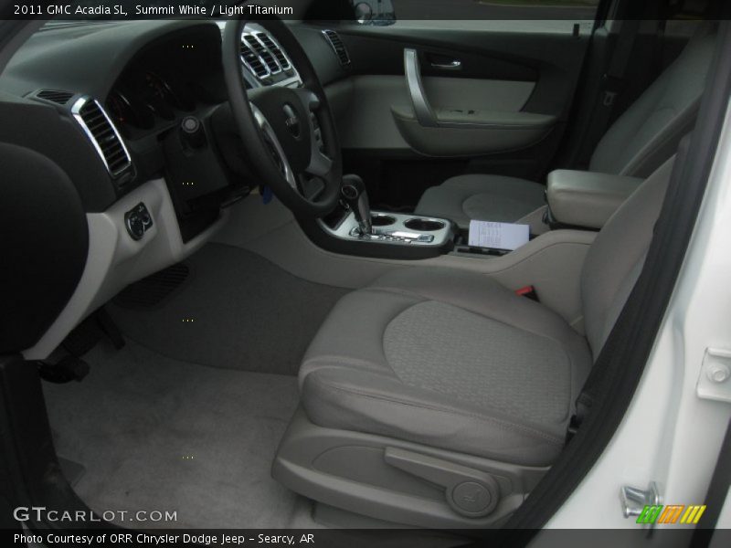 Summit White / Light Titanium 2011 GMC Acadia SL