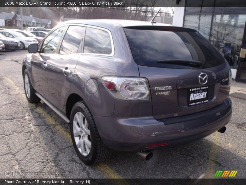 Galaxy Gray Mica / Black 2008 Mazda CX-7 Grand Touring AWD