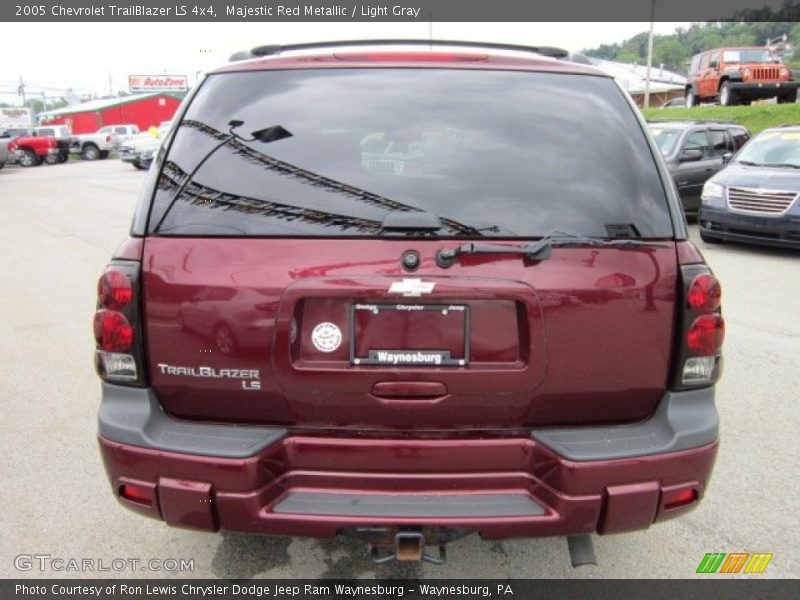 Majestic Red Metallic / Light Gray 2005 Chevrolet TrailBlazer LS 4x4