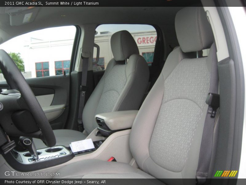 Summit White / Light Titanium 2011 GMC Acadia SL