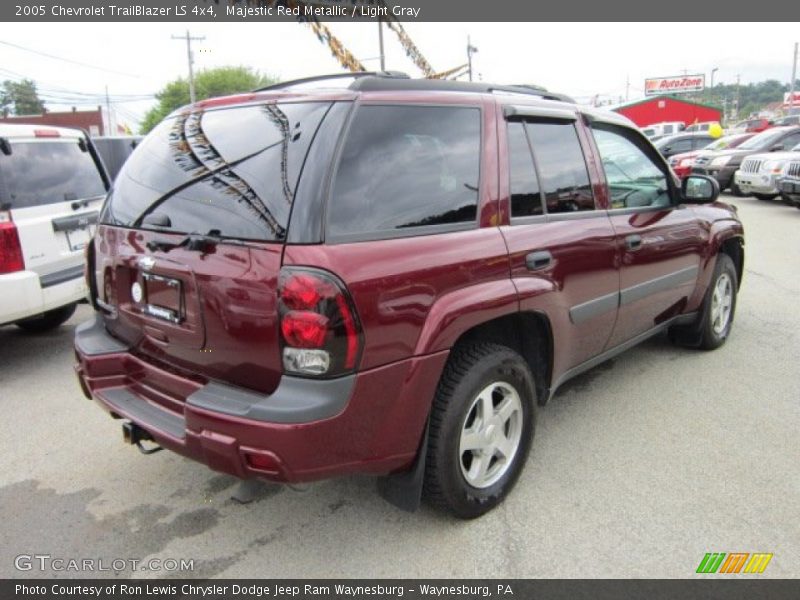 Majestic Red Metallic / Light Gray 2005 Chevrolet TrailBlazer LS 4x4