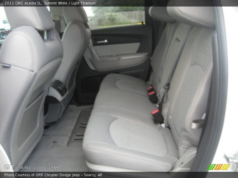 Summit White / Light Titanium 2011 GMC Acadia SL