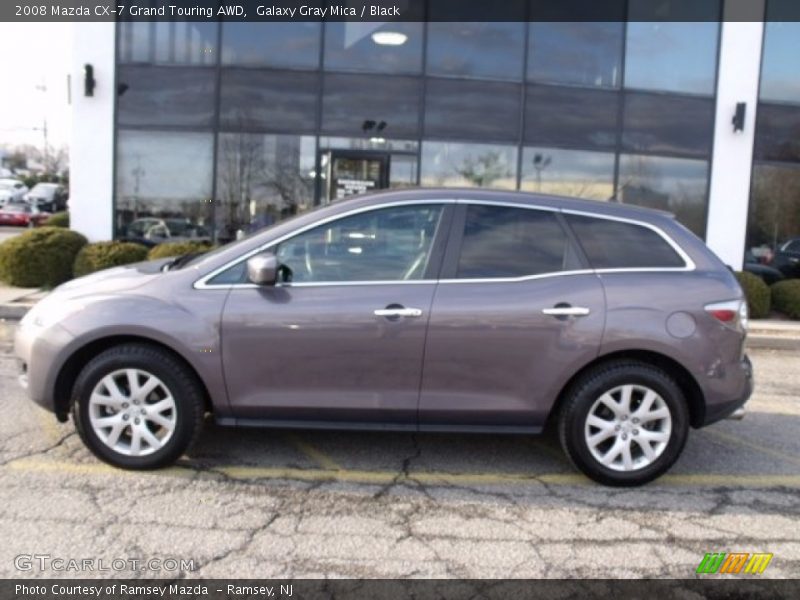Galaxy Gray Mica / Black 2008 Mazda CX-7 Grand Touring AWD