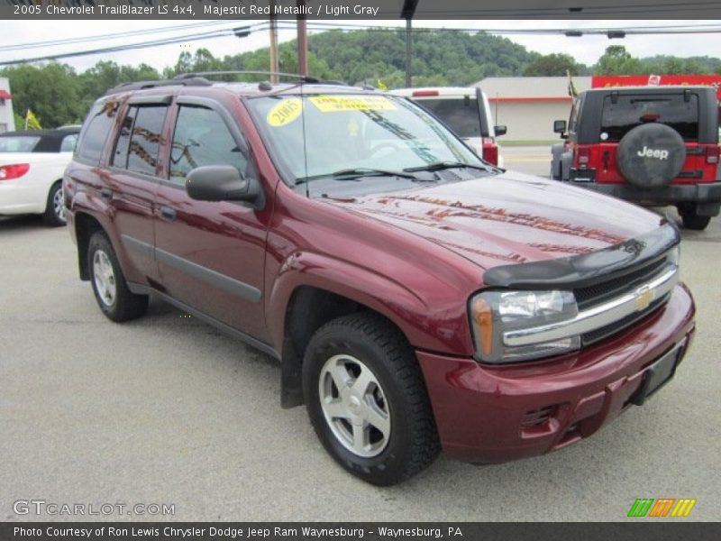Majestic Red Metallic / Light Gray 2005 Chevrolet TrailBlazer LS 4x4