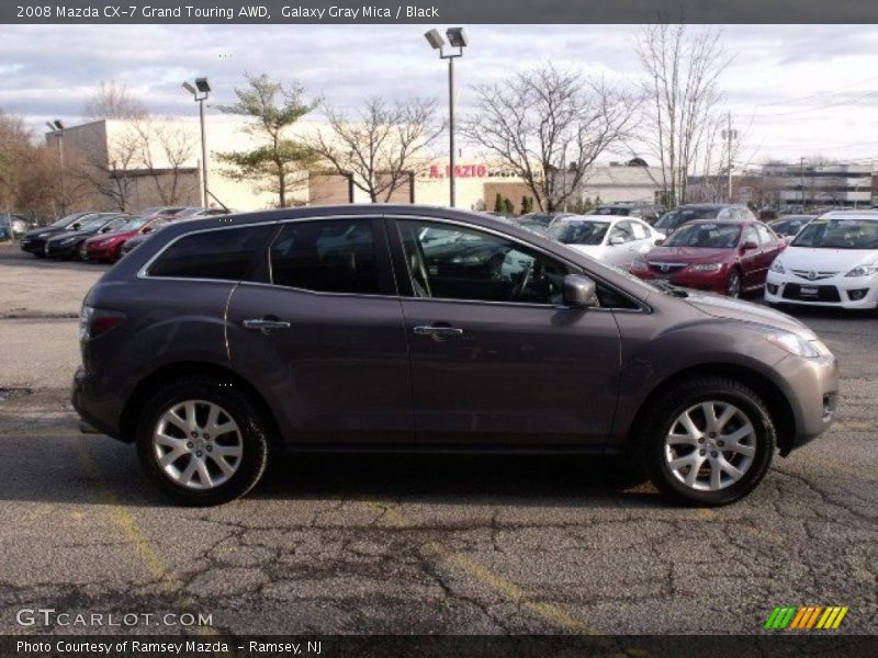 Galaxy Gray Mica / Black 2008 Mazda CX-7 Grand Touring AWD