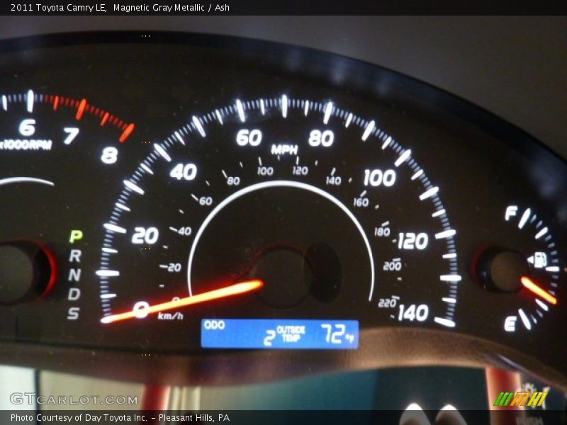 Magnetic Gray Metallic / Ash 2011 Toyota Camry LE
