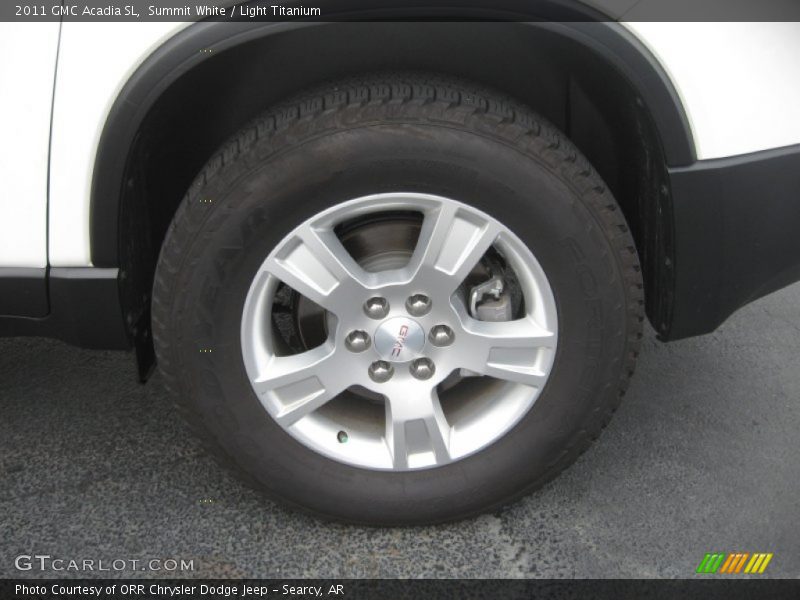 Summit White / Light Titanium 2011 GMC Acadia SL
