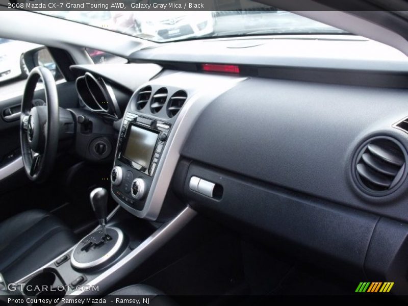 Galaxy Gray Mica / Black 2008 Mazda CX-7 Grand Touring AWD