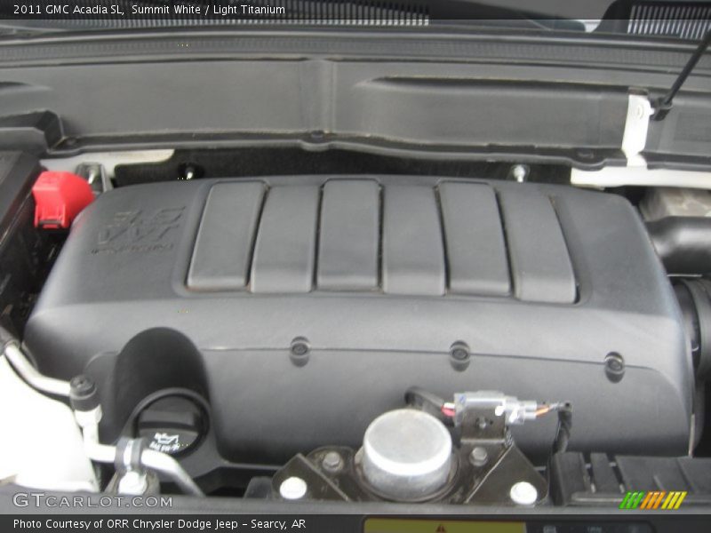 Summit White / Light Titanium 2011 GMC Acadia SL