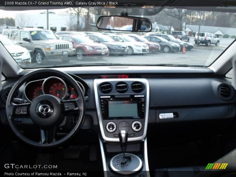 Galaxy Gray Mica / Black 2008 Mazda CX-7 Grand Touring AWD