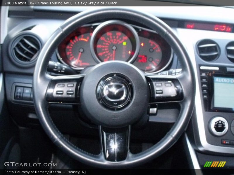 Galaxy Gray Mica / Black 2008 Mazda CX-7 Grand Touring AWD