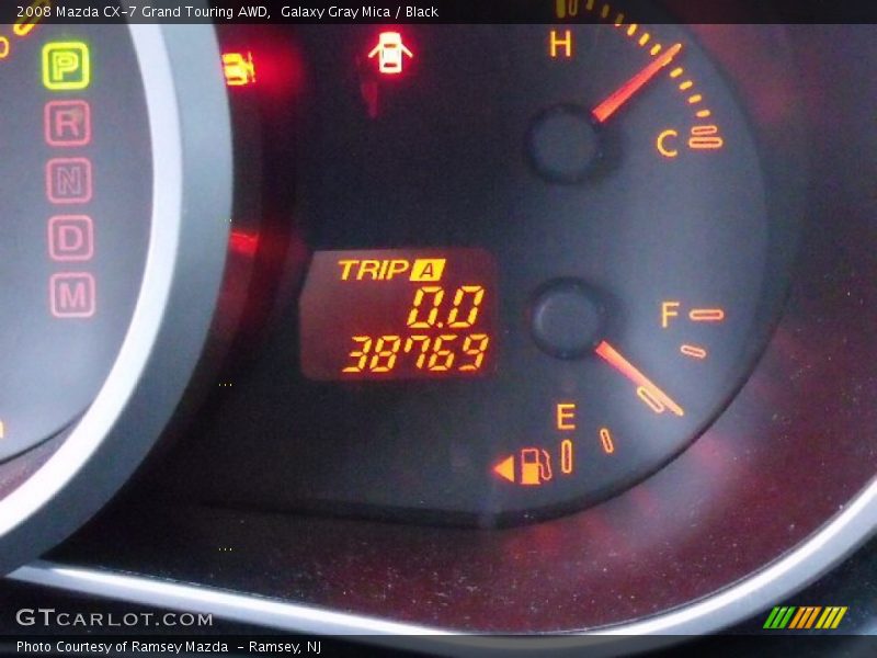 Galaxy Gray Mica / Black 2008 Mazda CX-7 Grand Touring AWD