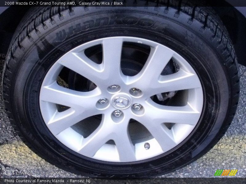 Galaxy Gray Mica / Black 2008 Mazda CX-7 Grand Touring AWD