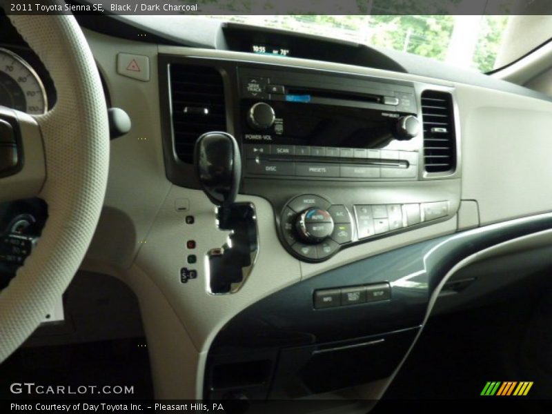 Black / Dark Charcoal 2011 Toyota Sienna SE