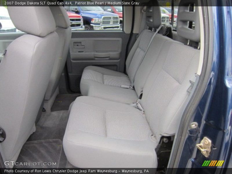  2007 Dakota SLT Quad Cab 4x4 Medium Slate Gray Interior