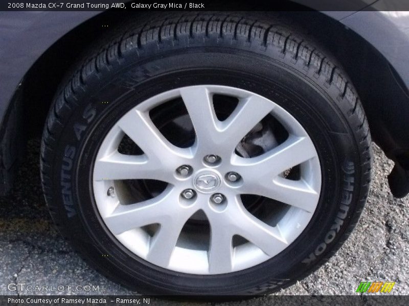 Galaxy Gray Mica / Black 2008 Mazda CX-7 Grand Touring AWD