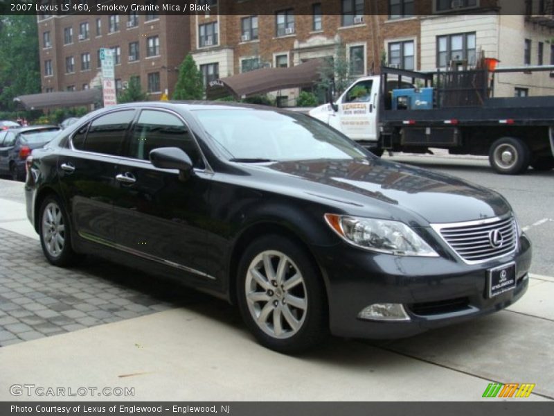 Smokey Granite Mica / Black 2007 Lexus LS 460
