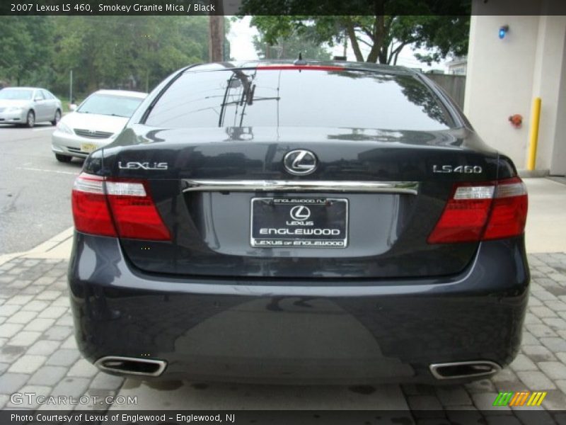 Smokey Granite Mica / Black 2007 Lexus LS 460