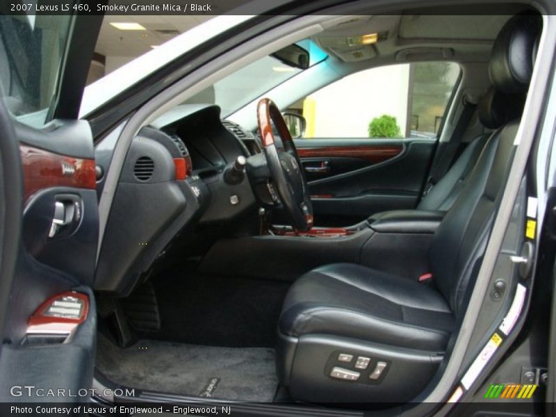 Smokey Granite Mica / Black 2007 Lexus LS 460