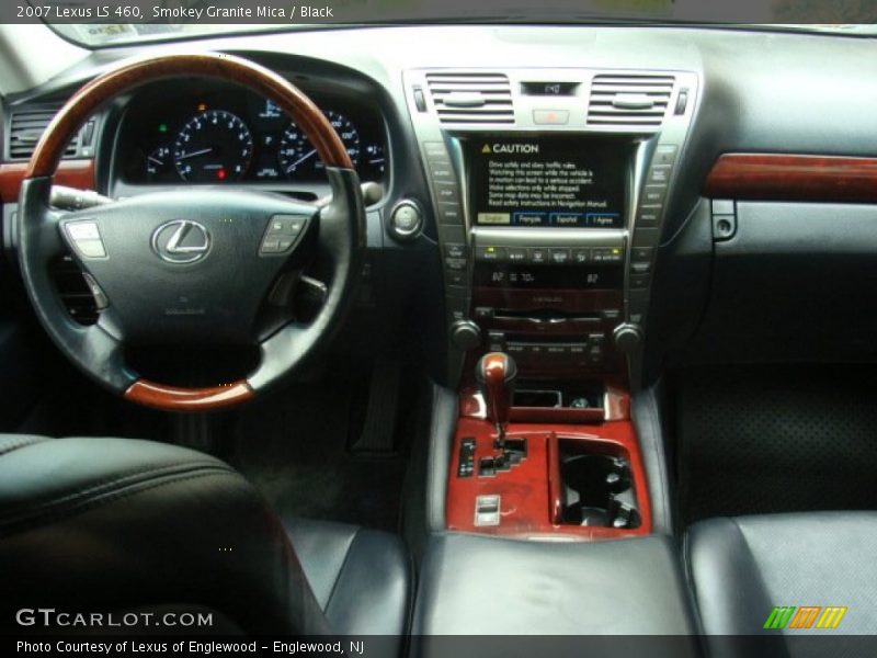 Smokey Granite Mica / Black 2007 Lexus LS 460