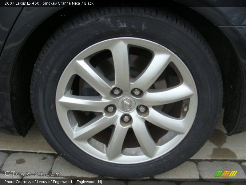 Smokey Granite Mica / Black 2007 Lexus LS 460