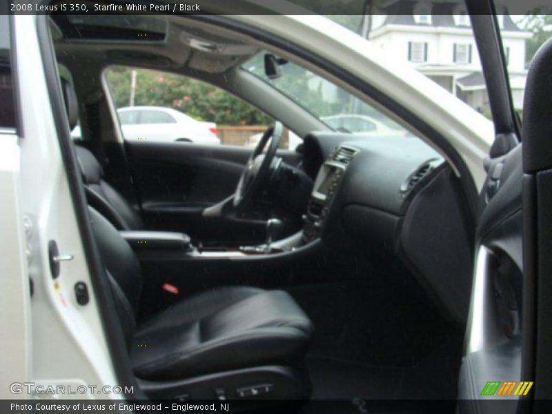 Starfire White Pearl / Black 2008 Lexus IS 350