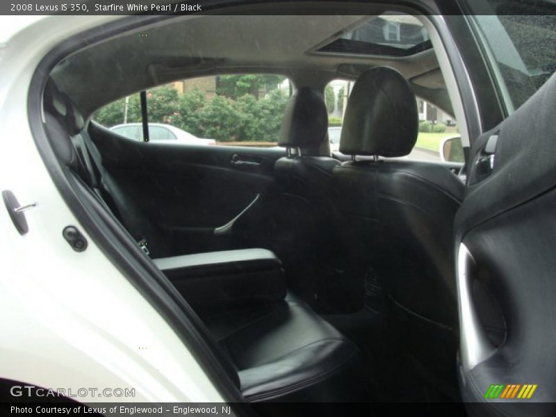 Starfire White Pearl / Black 2008 Lexus IS 350