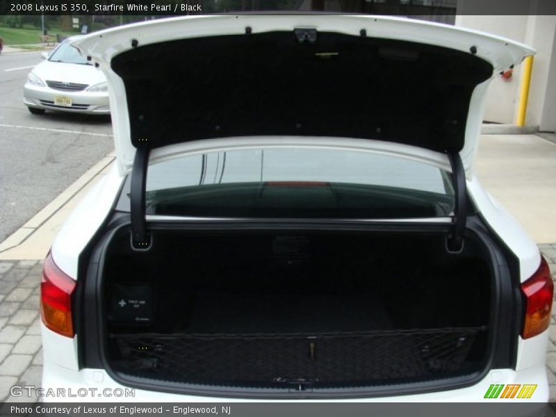 Starfire White Pearl / Black 2008 Lexus IS 350