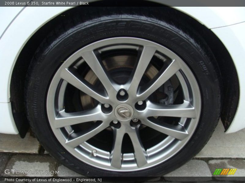 Starfire White Pearl / Black 2008 Lexus IS 350
