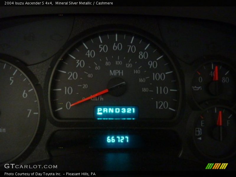 Mineral Silver Metallic / Cashmere 2004 Isuzu Ascender S 4x4