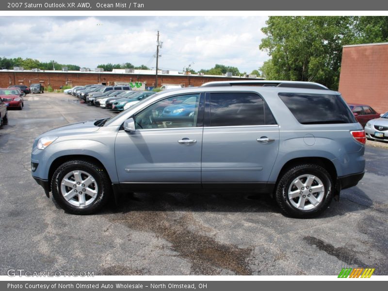 Ocean Mist / Tan 2007 Saturn Outlook XR AWD