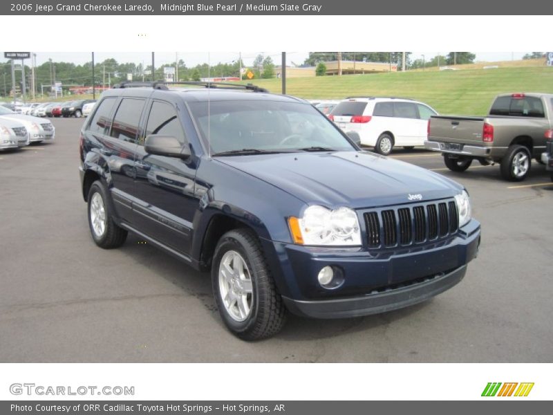 Midnight Blue Pearl / Medium Slate Gray 2006 Jeep Grand Cherokee Laredo