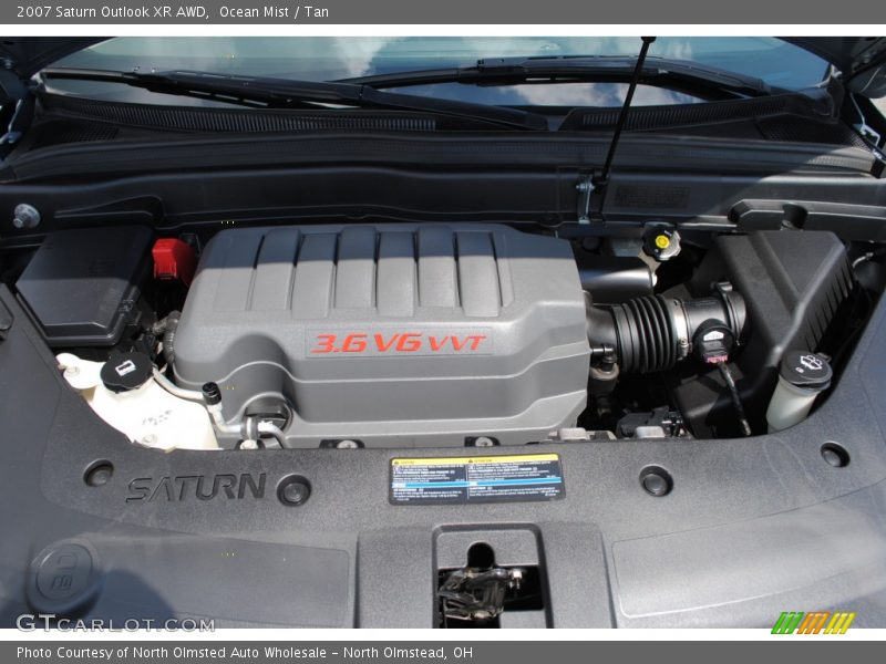  2007 Outlook XR AWD Engine - 3.6 Liter DOHC 24-Valve VVT V6