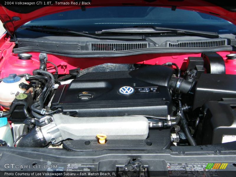 Tornado Red / Black 2004 Volkswagen GTI 1.8T